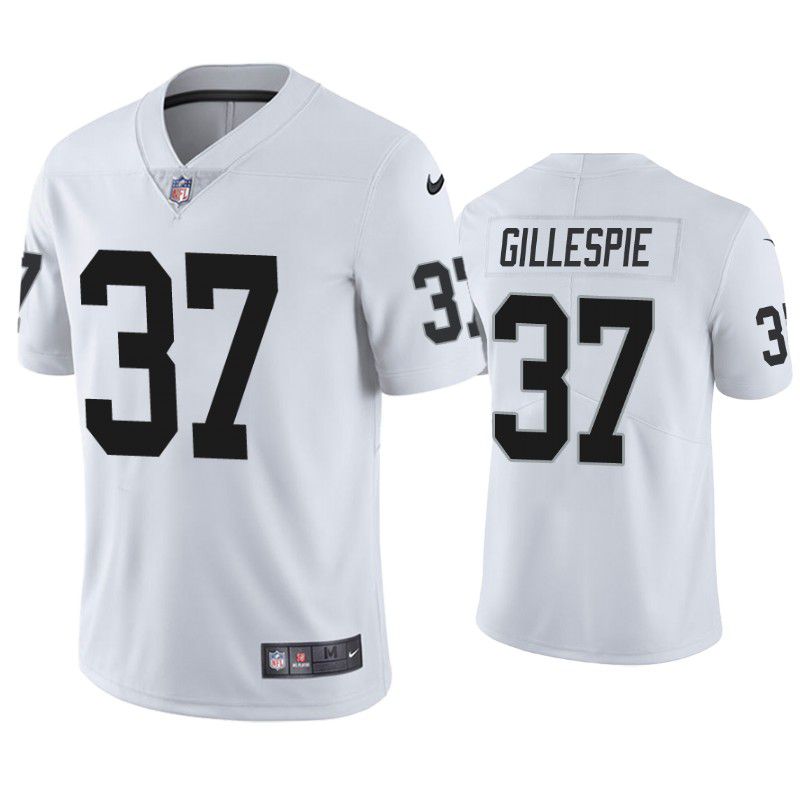 Men Oakland Raiders #37 Tyree Gillespie Nike White Limited NFL Jersey->oakland raiders->NFL Jersey